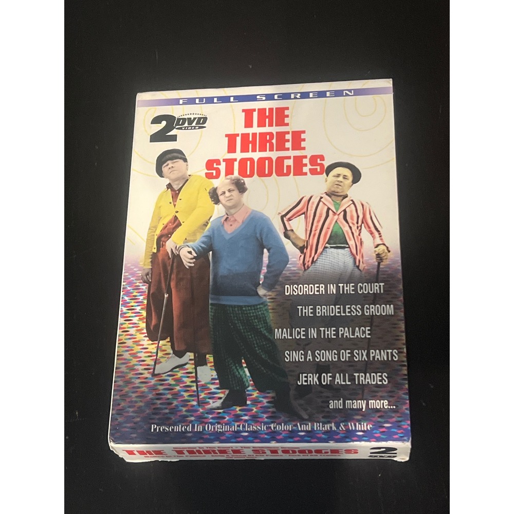 The Three Stooges 2-DVD Set Disorder in the Court Malice in the Palace‎ Platinum